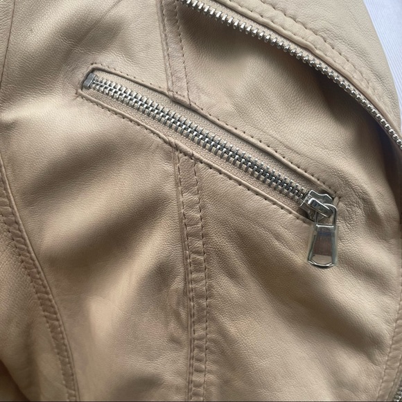 Rino & Pelle beige lamb leather jacket - Picture 7 of 14
